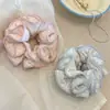 La Sensación del Primer Amor es Abrumadora: Gomas para el pelo florales rosas y azules para mujer, Nuevas ligas para el pelo de primavera, Suaves accesorios para el pelo para el día a día