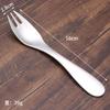 Acero Inoxidable 304 Mango Curvo Cuchara para Sopa Práctica para Comer Forma de Gota de Agua Redonda Estilo Europeo Simple Juego de Tenedores para Cuchara de Ensalada de Frutas