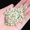 Jingdian Jewelry Contas Redondas de Jade Hetian Natural com Pequenas Imperfeições Acessórios de Pingente para Joias DIY Contas de Jade Hetian Atacado