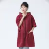 Overoles de Manga Corta para Hombres y Mujeres, Abrigos Delgados de Verano, Ropa de Trabajo, Delantales Domésticos Impermeables y a Prueba de Aceite de una Sola Capa Transpirables, Batas de Trabajo