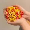 Elásticos de cabelo duráveis de alta elasticidade estilo coreano para mulheres, adequados para prender o cabelo em coques ou rabos de cavalo, acessórios de cabelo