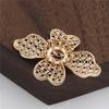 Accesorios de Joyería DIY Cobre Imitación Filigrana Colgantes de Flores Estilo Antiguo Materiales Horquilla Hanfu Yu Feng Hardware