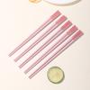 Palillos de Aleación Macaron para Uso Doméstico, Simples, Para Una Persona, Un Palillo, Palillos para Compartir Comida, Resistentes al Moho, Antideslizantes, Resistentes a Altas Temperaturas, Palillos Japoneses