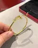 Pulseira de Unha Kaka de Luxo Versão Clássica Grossa e Fina em Ouro 18K para Homens e Mulheres, Espessamente Banhada a Ouro 18K, Fornecimento Direto do Fabricante, Pulseira e Bracelete