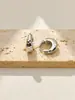 Pendientes Redondos de Latón de Lujo Ligero, Modernos y Versátiles, Joyería de Gama Alta y Elegante