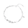 Pulsera Dinámica y Brillante de Mariposa para Niñas, Alto Valor Estético, Lujo Ligero, de Nicho, Exquisita, Diseño Único, Accesorio Versátil para el Día a Día