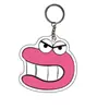 Chaveiro Pingente de Animal Alfabeto Infantil Fofo Transfronteiriço Acrílico Alfabeto Inglês Criativo Acessórios DIY Atacado