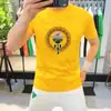 Camiseta de Manga Corta con Cuello Redondo de Gama Alta para Hombre, Nuevo Lujo Accesible de Verano, Camiseta Básica de Media Manga para Hombre Joven, Moderna