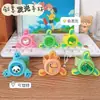 Reloj Pulsera Luminoso de Dibujos Animados para Niños, Juguete para Niños y Niñas, Hebilla Giratoria Intermitente, Resistente al Agua, Gadget para Jugar al Aire Libre en Verano