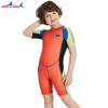 Traje de buceo de una pieza para niños de 2.5 mm al por mayor de fábrica, traje de baño cálido con protección solar para niños, traje de buceo para esnórquel, buceo contra medusas