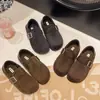 Zapatos de Mujer Cómodos de Cuero Genuino Suela Gruesa Súper Suave Con Terciopelo Cubiertos Completamente Estilo Birkenstock Slip-on Uso Bidireccional Mocasines Casuales