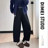 Pantalones Gruesos para Mujer con Forro de Felpa Color Café 2025 Tendencia Nuevo Otoño e Invierno Melard Globo Plátano Sicomoro Pantalones de Pierna Ancha
