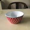 Los fabricantes exportan a Europa y Estados Unidos plato de melamina de 6 pulgadas tazón imitación porcelana tazón de melamina tazón para ensalada plato de melamina tazón para ensalada de 6 pulgadas