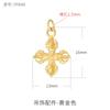 Plata de Ley 925 Cruz Retro Cinco Hilos del Tíbet Vajra Mazo Accesorios Colgante DIY Collar Pulsera Llavero Accesorios