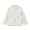 Camisa casual de otoño para niños, estilo coreano, camisa elegante y versátil para niños pequeños, top de moda para bebés, comercio exterior