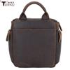 Bolso de Cosméticos de Cuero de Vaca de Primera Capa de Moda, Bolsa de Almacenamiento de Artículos de Tocador Portátil de Gran Capacidad, Bolsa de Almacenamiento de Cosméticos de Viaje Resistente al Desgaste de Cuero Genuino