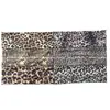 Faixa de Cabelo Retro Estampa de Leopardo Europeia e Americana Transfronteiriça Moda Street Headwear de Garota Popular Faixa Elástica Absorvente de Suor Esportiva para Mulheres em Estoque