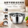 Barril de Aceite Extra Grueso Hecho a Medida, Recipiente Redondo para Manteca, Bol para Batir Huevos, Bol para Mezclar Masa con Tapa, Recipiente de Acero Inoxidable para Aceite, Bol Grande para Sopa, Recipiente para Condimentos