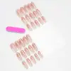 Unhas Postiças Populares do Xiaohongshu, Esmalte Gradiente Olho de Gato de Alta Qualidade, Peças de Manicure Artesanais Estilo Pure Lust, Unhas Postiças Pré-Fabricadas