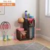 Cesta de Almacenamiento para Esterillas de Yoga, Estante de Almacenamiento para Equipos Deportivos y de Fitness en Casa, Estante de Almacenamiento Doméstico para Rellenar Espacios para Bádminton y Baloncesto