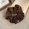 2026 Novo Estilo Estilo Preguiçoso Tecido Estampado de Leopardo Retro High-End Acessório de Cabelo Coque para Mulheres
