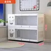 Villa Gato Espacio Jaula de Gato de Lujo Tienda de Mascotas Casa para Gatos Hogar Nido para Gatos de Interior Gabinete para Gatos Otros Tapetes para Arenero de Gato
