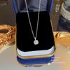 Collar de Acero de Titanio con Corazón de Amor de Moda que No se Desvanece para Mujer Diseño de Joyería Nicho de Verano Colgante Cadena Clavicular de Alta Gama Venta al por Mayor