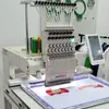 Máquina de Bordar Computadorizada de Cabeça Única, Máquina de Bordar Bonés de Cabeça Única, Bordado em Roupas, Máquina de Bordar Computadorizada Multifuncional Totalmente Automática