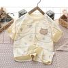 Camiseta de Manga Corta para Niños, Top Casual Deportivo de Algodón, Estilo Ligero de Verano