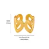 Anillo Geométrico de Línea de Acero Inoxidable Nuevo de Venta Caliente Transfronterizo Europeo y Americano para Mujer Abierto Nicho Elegante Simple Moda