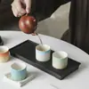 Set de Cerámica Caja de Regalo Taza Cuatro Estaciones Jiangshan Regalo de Empresa Taza de Té para Oficina en Casa Taza de Maestro Taza de Té Especial