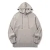 Sudadera con capucha de punto estilo retro callejero japonés Rumeng para hombre, otoño, corte holgado, manga raglán, suéter casual versátil