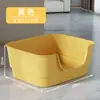 Bandeja para Gatos Extra Grande Extra Grande Abierta Semicerrada Inodoro Anti-Salpicaduras Gatito Caja de Arena para Gatos Suministros para Gatos