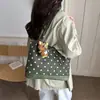 Bolsa de gran capacidad para el día a día para mujer, nuevo estilo principios de otoño 2026, bolso tote de lunares moderno y elegante, bolso de hombro y bolso de axila