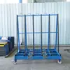 Carro de Vidrio Portátil Silencioso Plataforma Plana con Ruedas Giratorias 360° Carro para Vidrio Carretilla de Mano para Vidrio