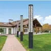 Poste de Iluminação de Paisagem Quadrado para Exterior Impermeável Lâmpada Quadrada para Jardim, Villa, Pátio Lâmpada Solar para Rua de Comunidade Poste de Iluminação de Paisagem