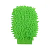 [Personalização OEM] Luvas de Limpeza para Carro em Veludo Chenille Dupla Face e Coral Fleece Ferramentas para Lavagem de Carro