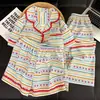 Pijama Kawaii Estilo Japonês Tamanho Grande com Bojo para Mulheres, Modelos de Primavera e Verão, Pode Ser Usado Fora de Casa, Conjunto de Roupa de Casa Três Peças com Caimento Solto