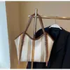 Bolsa de Mano Rayada para Viajes de Negocios Transfronterizos para Mujer 2025 Nueva Moda Gran Capacidad Bolso de Hombro para el Trabajo Venta al por Mayor