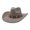 Aliexpress Amazon Wish Hombres y Mujeres Otoño e Invierno Sombrero de Vaquero Suave de Gamuza Ala Ancha Sombrero de Copa Sombrero de Jazz