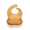 Produtos Mais Vendidos para Bebês da Amazon Babadores de Silicone Bolsas de Arroz para Bebê Bolsas de Arroz de Silicone à Prova d'Água e Anti-Sujeira Grau Alimentício Atacado