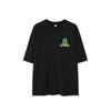 Roupas Masculinas Jie Zhan Camiseta Estilo Americano Personalizada com Estampa de Letra B Primavera/Verão 2026 Street Style Solta Masculina Casual Manga Curta.