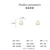 Pendientes de plata 925 con forma de gota de agua y perlas, estilo coreano, con diseño distintivo y creativo, joyería artística para las orejas.