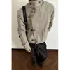 Hebilla de Avión Estilo Vintage Chaqueta de Solapa para Hombres y Mujeres 2026 Nuevo Cortavientos Desestructurado Americano Retro Vintage Ropa de Trabajo Abrigo