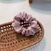 Serie Macaron textura satinada de alta gama súper gorda moda anillo para el cabello de intestino grueso temperamento femenino anillo para la cabeza boutique accesorios para el cabello