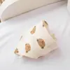 Toalha de Saliva para Bebê Algodão Puro Tipo a Gaze Toalha Quadrada Multifuncional Toalha de Rosto Algodão Gaze Absorvente Estampada Babador
