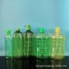 Botella de plástico PET transparente de 500 ml, 1 litro, 1,29 litros, 1,3 litros y 1,5 litros para limpieza con bomba de refuerzo.