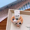 Pinza para el pelo de personaje de dibujos animados de resina Dongdaemun de Corea del Sur para niñas, Diadema grande con estampado explosivo de animales, Par de pinzas