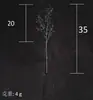Ins Estilo Simple Una Pieza Simulación Hojas de Pino Accesorios Navideños Hojas Espolvoreadas con Oro Arreglos Florales Decorativos para Interior Utilería para Sesión de Fotos