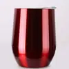 Taza para Huevo Transfronteriza de 12 oz con Aislamiento de Doble Capa de Acero Inoxidable 304, Copa de Vino en Forma de U, Taza Portátil con Forma de Huevo, Venta al por Mayor